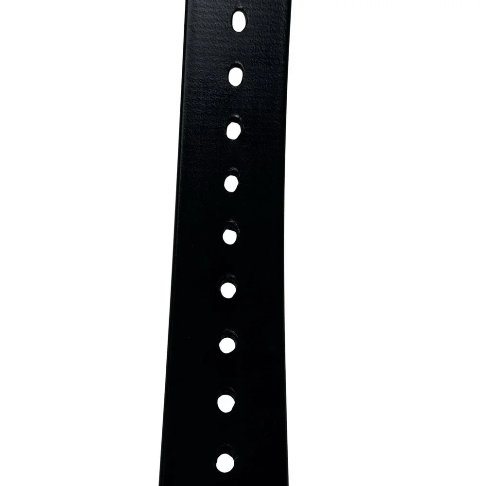 Belt Black Amish Yoder Leather Co Handcrafted Men's 1.5